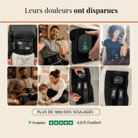 Ceinture chauffante et vibrante pour Sciatique Apezia - Apezia