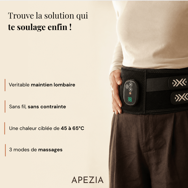 Ceinture Lombaire Chauffante Apezia
