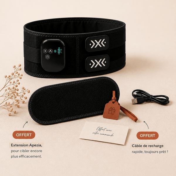 Ceinture Chauffante et Vibrante Apezia