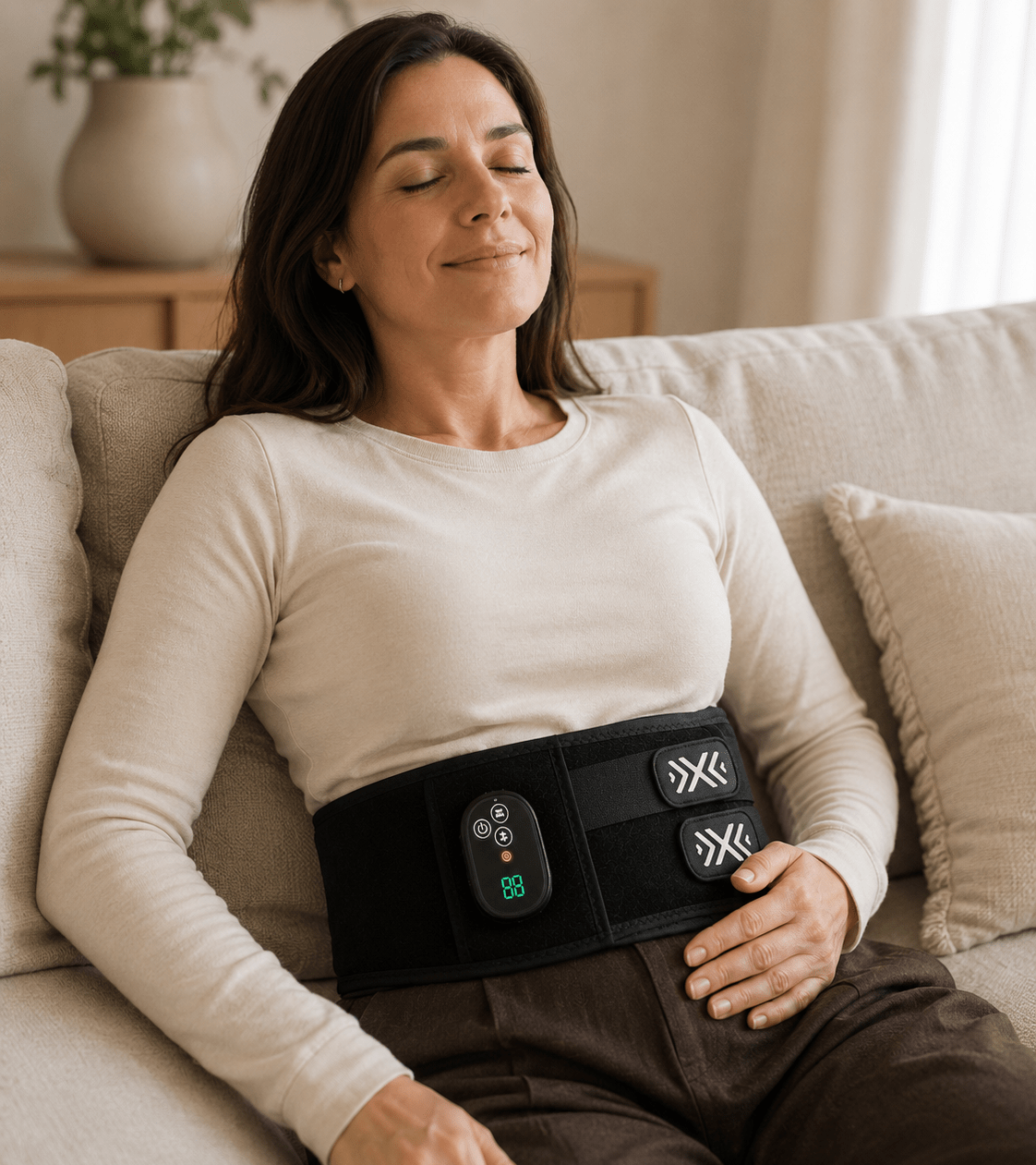 Ceinture chauffante et vibrante pour Sciatique Apezia - Apezia